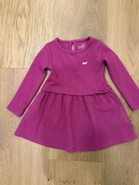 Vineyard Vines Girls' Long-Sleeve Berry Knit Dress